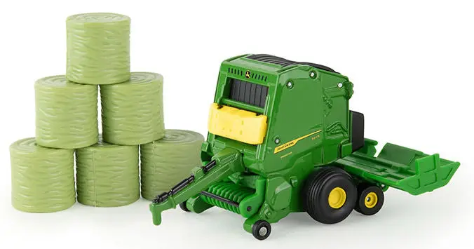 #45902 1/64 John Deere 561R Round Baler With Bales 1