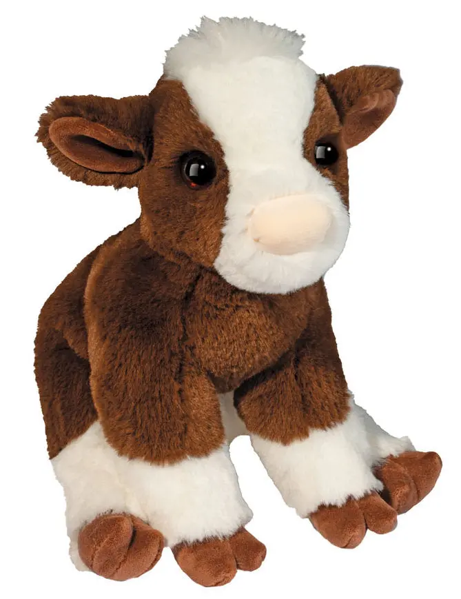 #4596D Bessie Brown Cow Plush 1