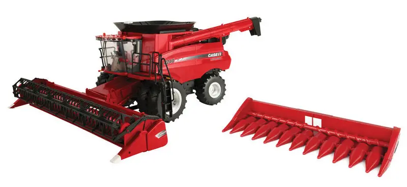 #47391 1/16 Case-Ih 8240 Combine With Corn & Grain Heads 1