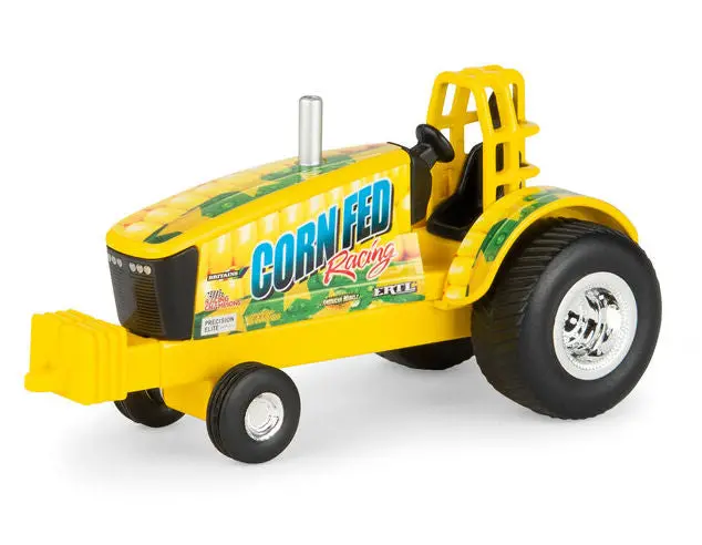 #47495 1/64 "Corn Fed" Yellow Puller Tractor 1