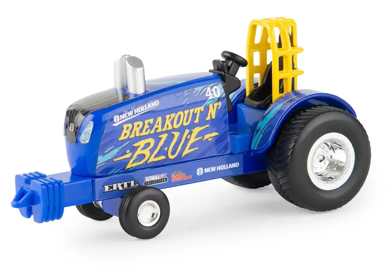 #47697 1/64 New Holland "Breakout N' Blue" Puller Tractor 1