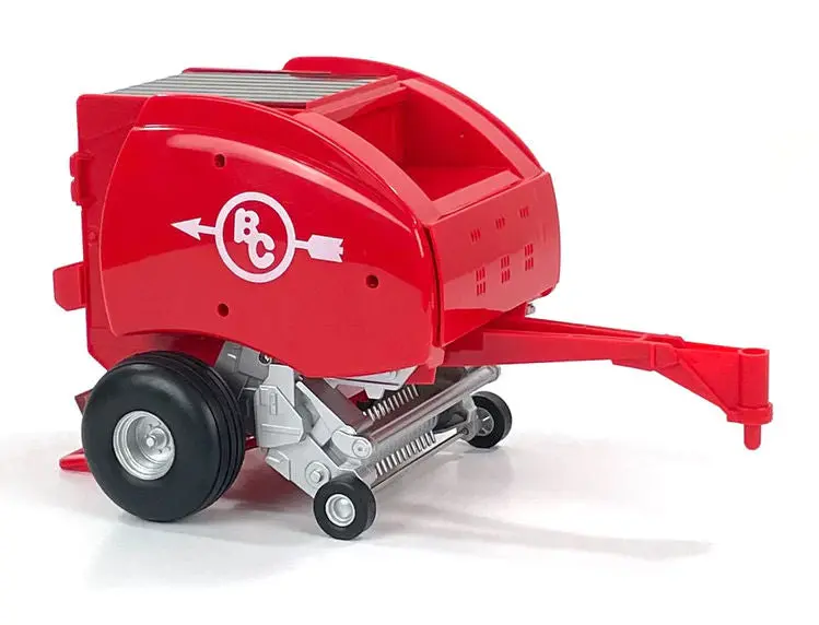 #490R 1/20 Big Country Red Round Baler With Bale 1