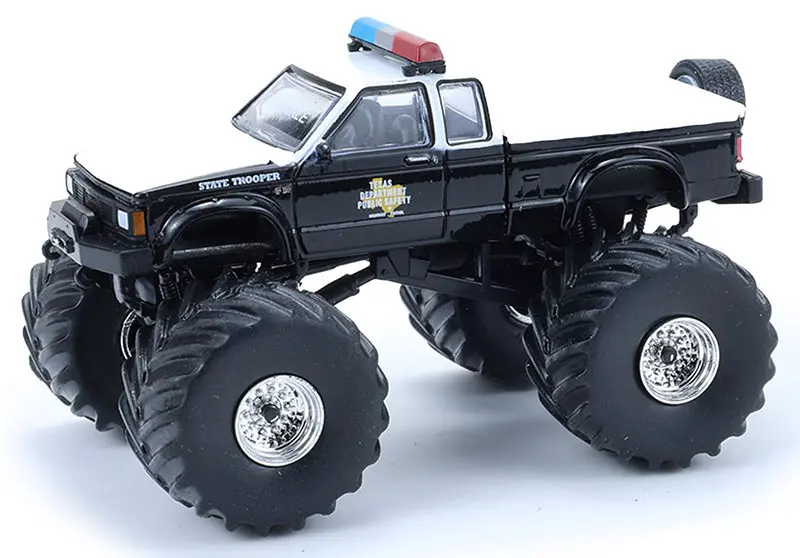 #49170-F 1/64 Texas Dept. Of Public Safety 1990 Gmc S-15 Monster Truck 1