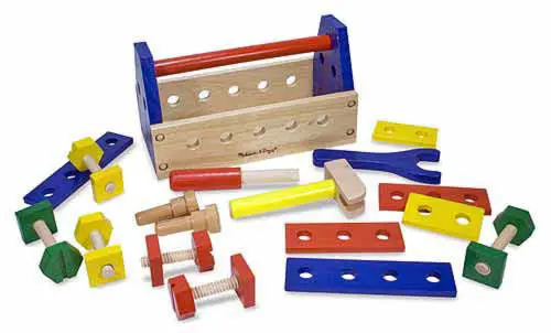 #494 Classic Wooden Take-Along Tool Kit 1
