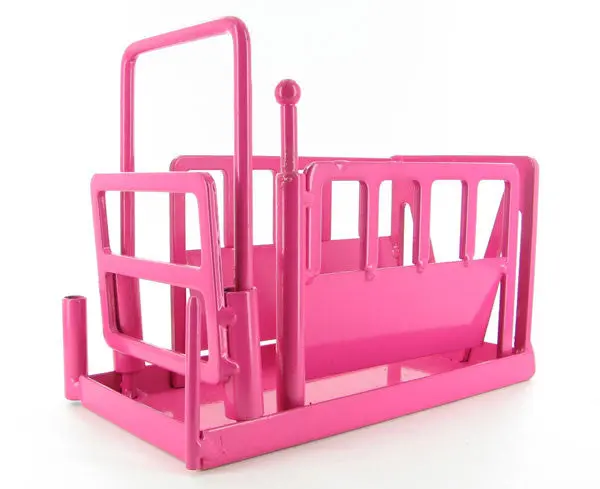 #500236 1/16 Pink Metal Squeeze Chute 1