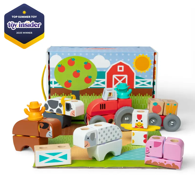 #50278 Blockables Wooden Farm Play Set 1