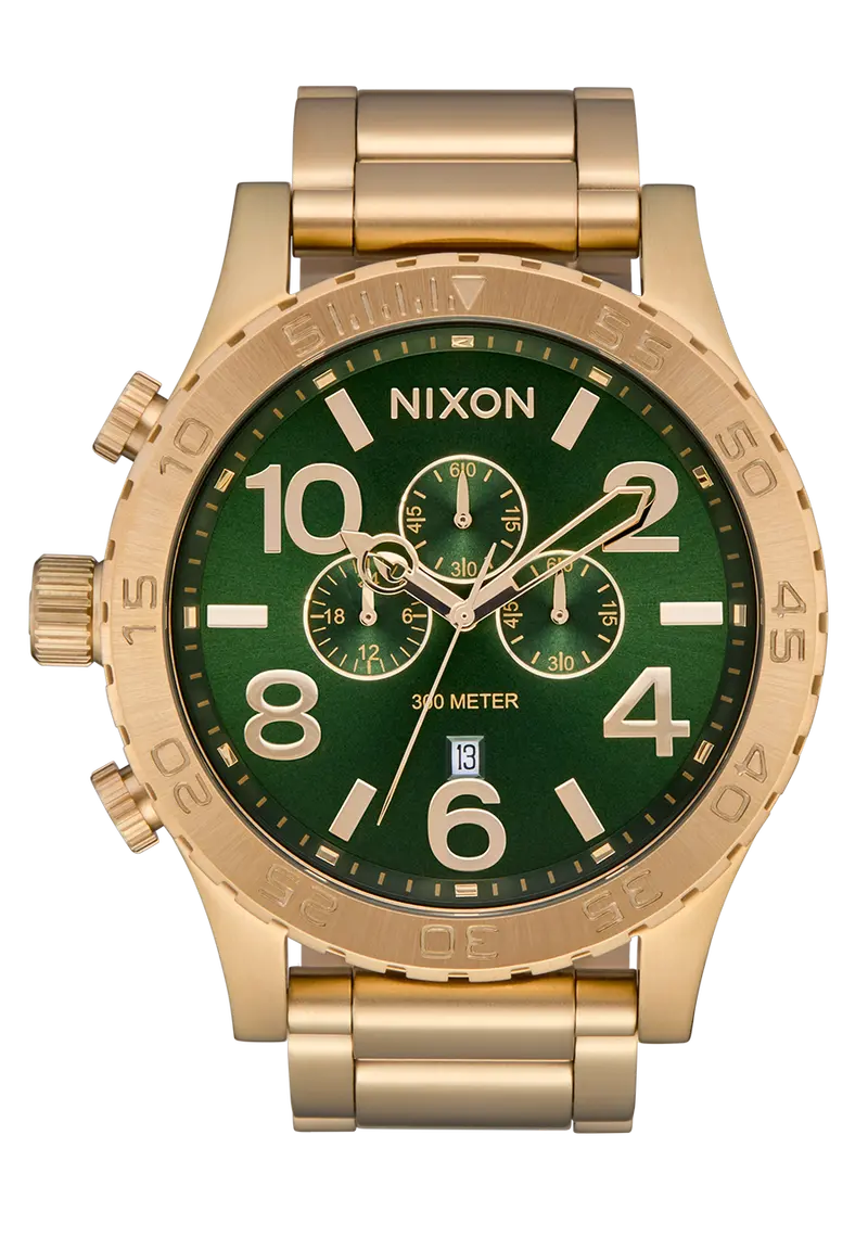 51-30 Chrono - Gold / Green Sunray 1
