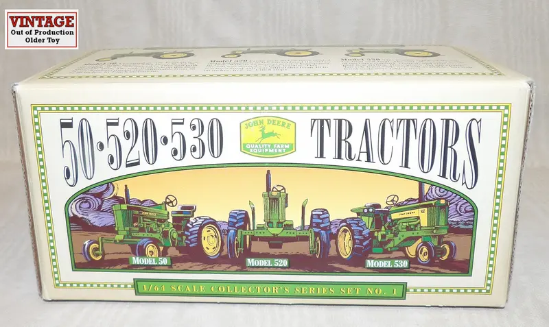 #5262 1/64 John Deere 50-520-530 Tractor Collector's Series Set No. 1 1