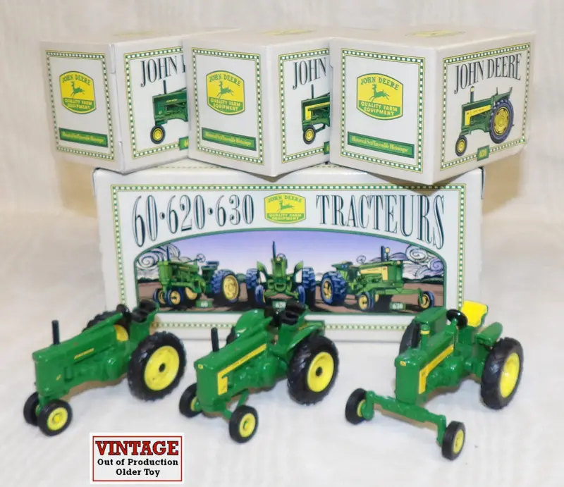 #5862 1/64 John Deere 60-620-630 Historical Tractor Set 1