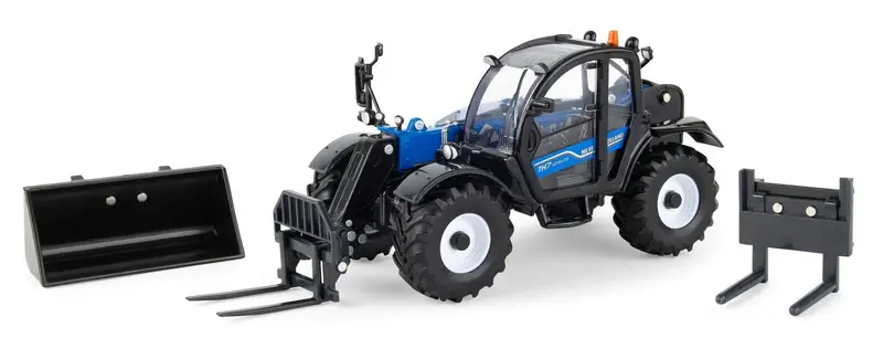 #61037 1/32 New Holland Th7.42 Telehandler With Attachments 1