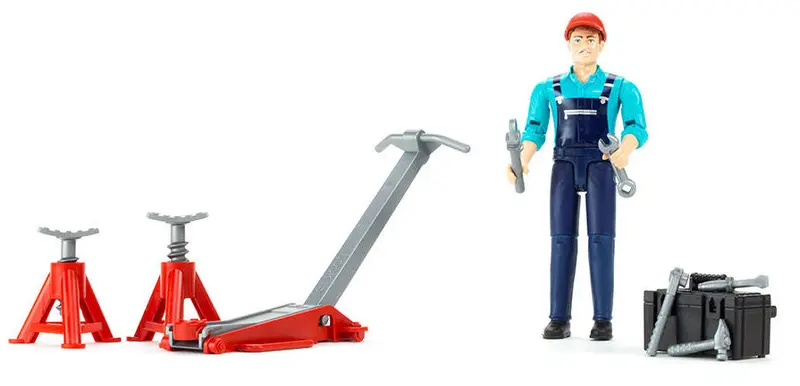 #62100 1/16 Man With Repair Shop Accessories 1