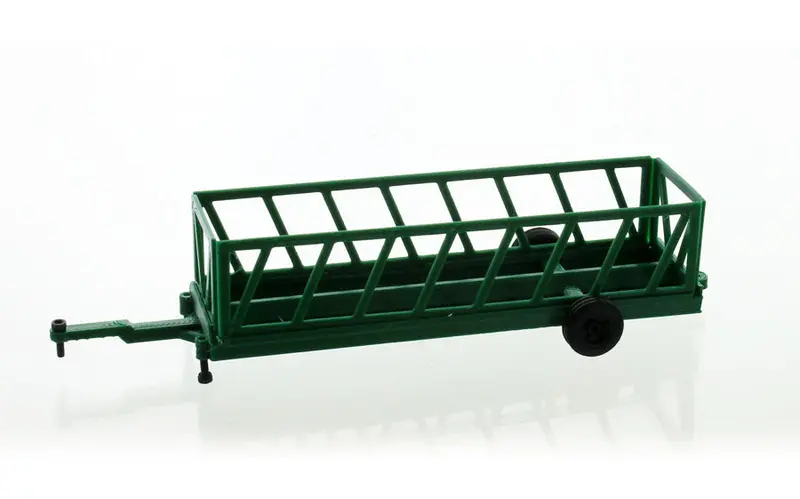 #64-308-Gr 1/64 Green 20-Foot Portable Cattle Feeder 1