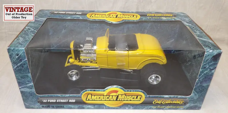 #7238 1/18 1932 Ford Street Rod - Yellow 1