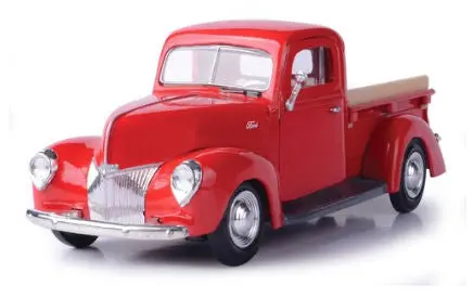 #73234Ac-Rd 1/24 Red 1940 Ford Pickup 1