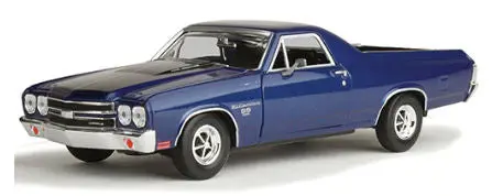 #79347Ac-Bl 1/24 Blue 1970 Chevrolet El Camino Ss 396 1