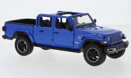 #79367Bl 1/27 Blue 2021 Jeep Gladiator Overland 1