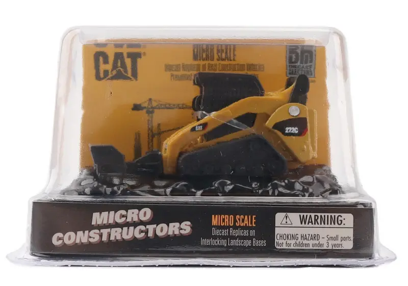 #85733Cs Cat Micro 272C Tracked Skid Steer With Sweeper 1