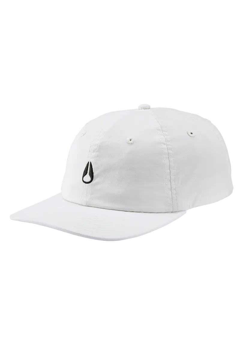 Agent Strapback Hat - White / Black 1