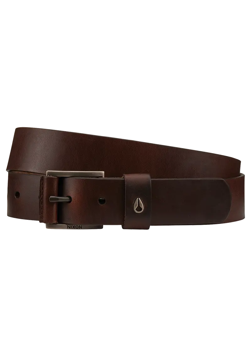 Americana Leather Belt - Dark Brown 1