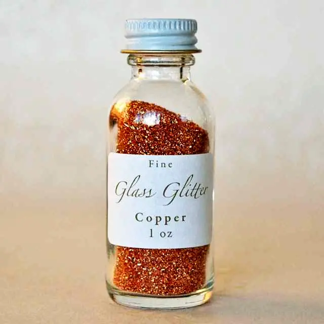 Authentic German Glass Glitter- Copper 1