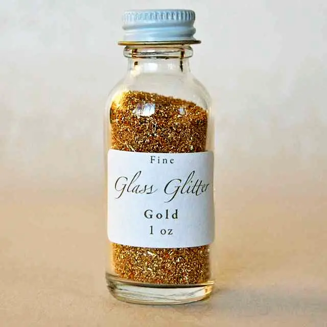 Authentic German Glass Glitter- Gold 1