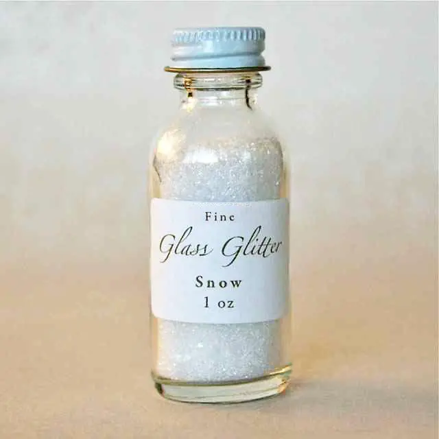 Authentic German Glass Glitter- Snow 1