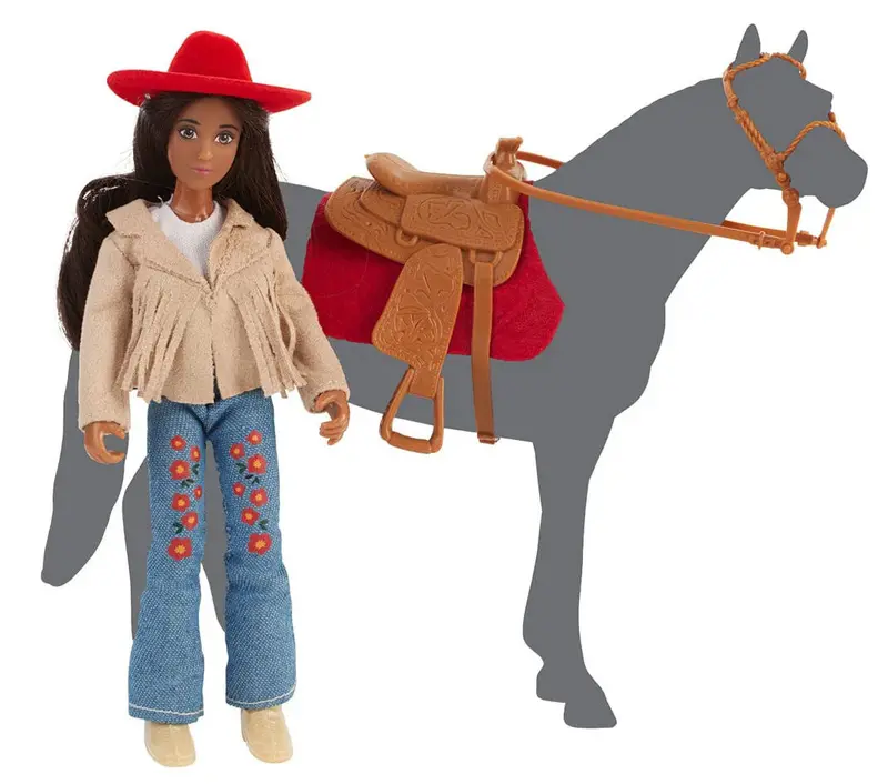#B-Fs-10719 1/12 Sylvie, Western Rider & Tack Playset 1