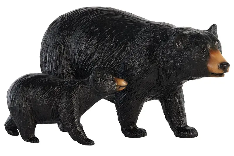#B-Tr-10330 1/9 American Black Bear & Cub Set 1