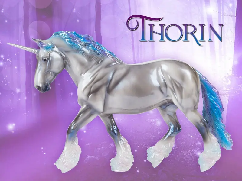 #B-Tr-10632 1/9 Thorin - Unicorn Stallion 1