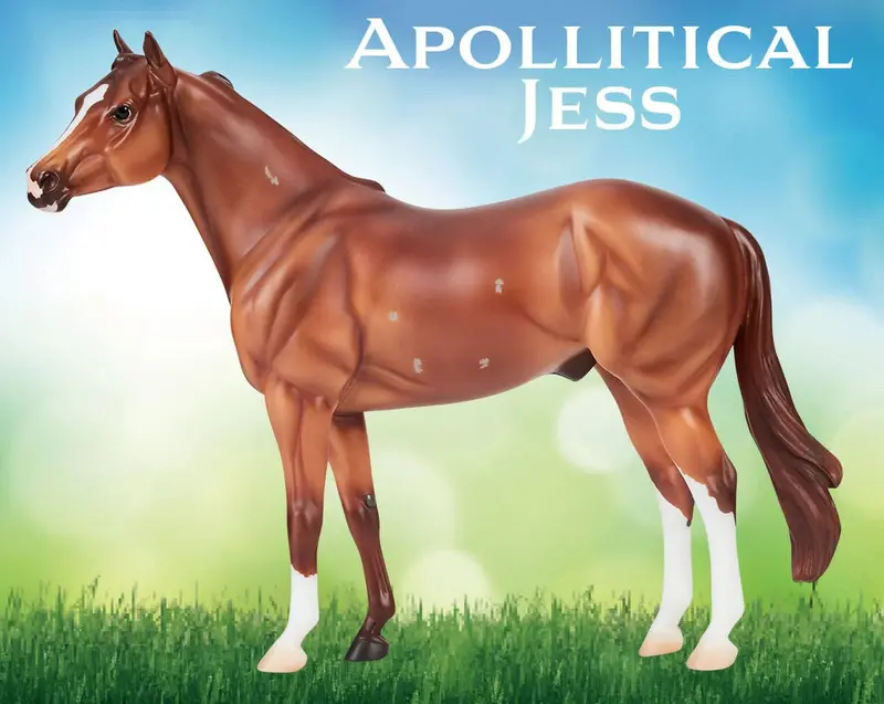 #B-Tr-10718 1/9 Apollitcal Jess, American Quarter Horse Sprinter 1
