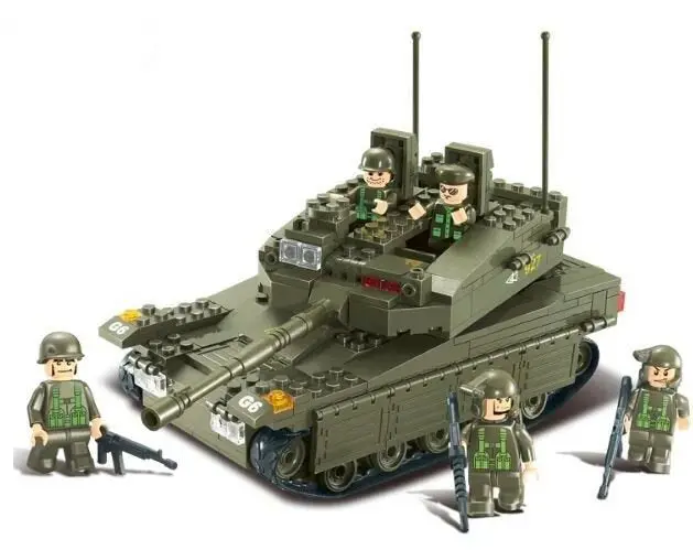 #B0305 Army Merkov Military Tank Building Block Set 1