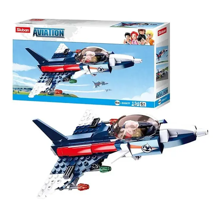 #B667f Aviation Fighter Jet Building Brick Kit 1