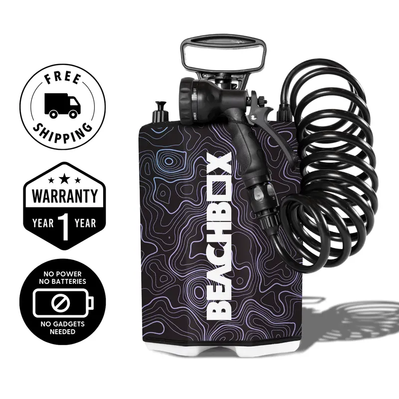 Beachbox Portable Shower Tank - 'Elevation' 1