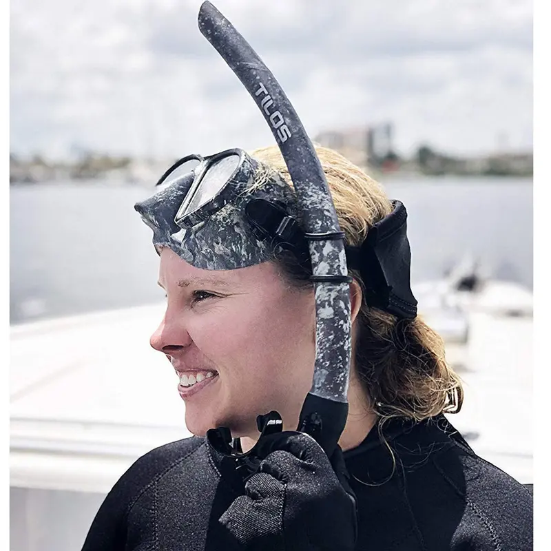 Camo Snorkel For Freediving And Spearfishing 1