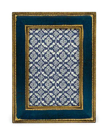 Cavallini & Co. 4 By 6 Inch Classico Blue Florentine Frame 1