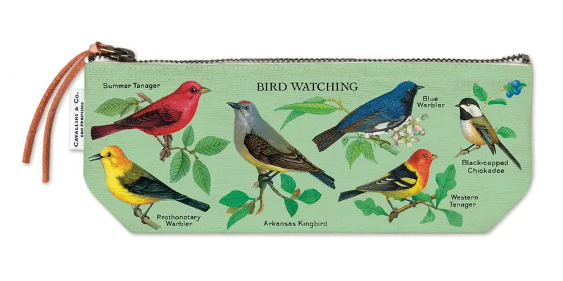 Cavallini & Co. Bird Watching Mini Pouch 1