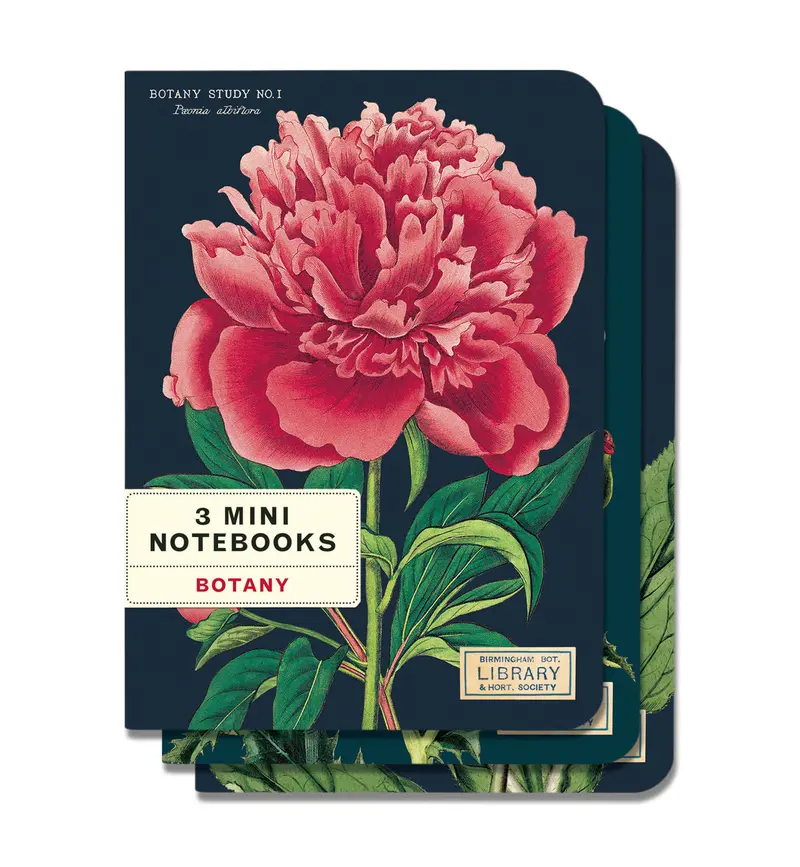 Cavallini & Co. Botany Mini Notebook Set 1