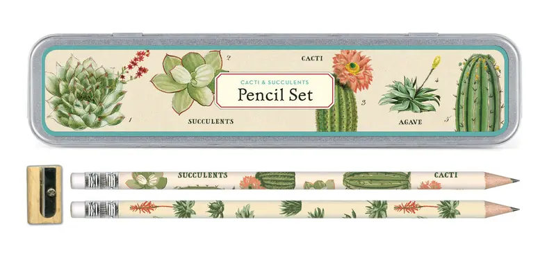 Cavallini & Co. Cacti & Succulents Pencil Set 1
