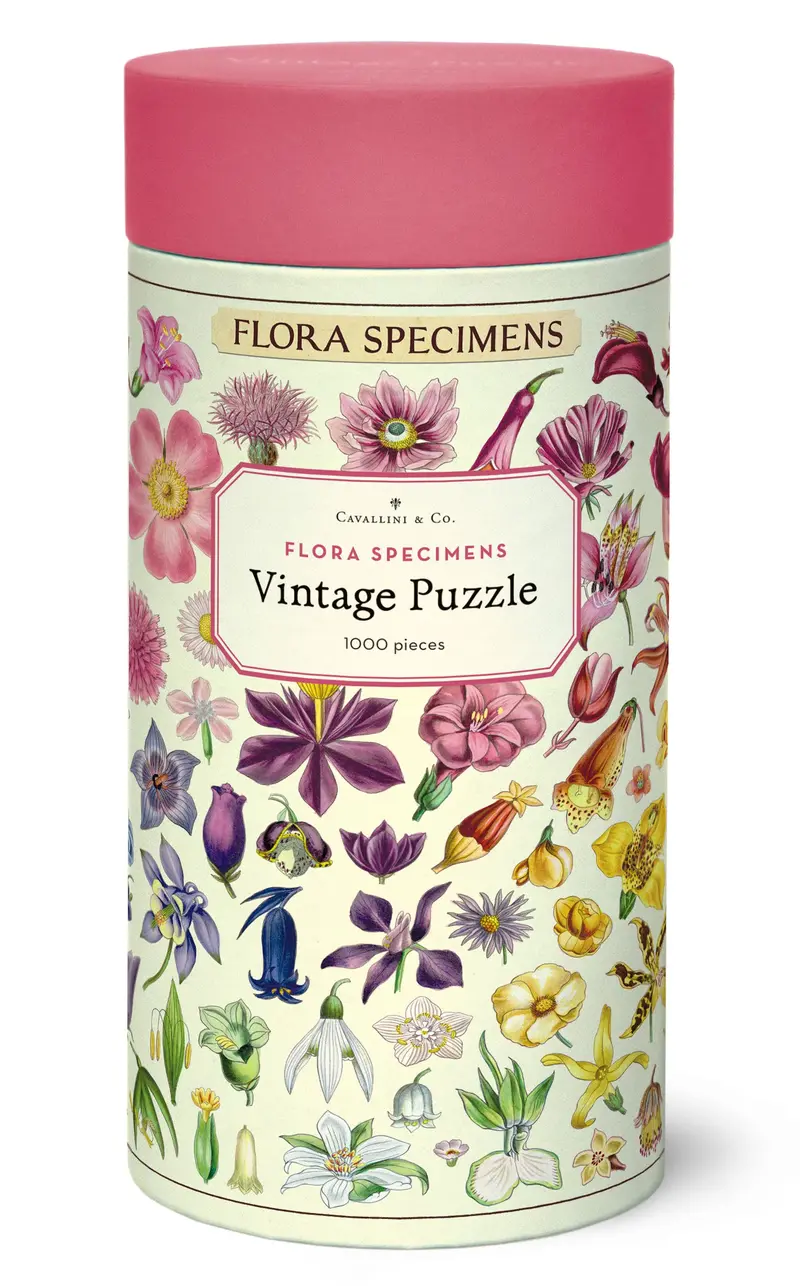 Cavallini & Co. Flora Specimens 1000 Piece Puzzle 1