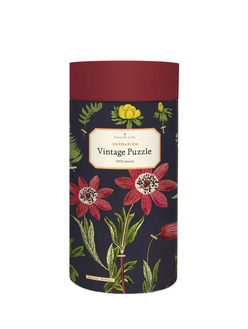 Cavallini & Co. Herbarium 1000 Piece Puzzle 1