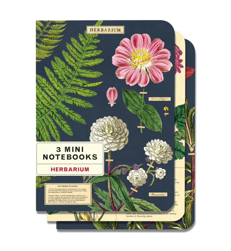 Cavallini & Co. Herbarium Mini Notebook Set 1