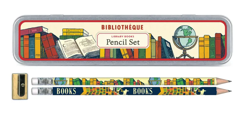 Cavallini & Co. Library Books Pencil Set 1