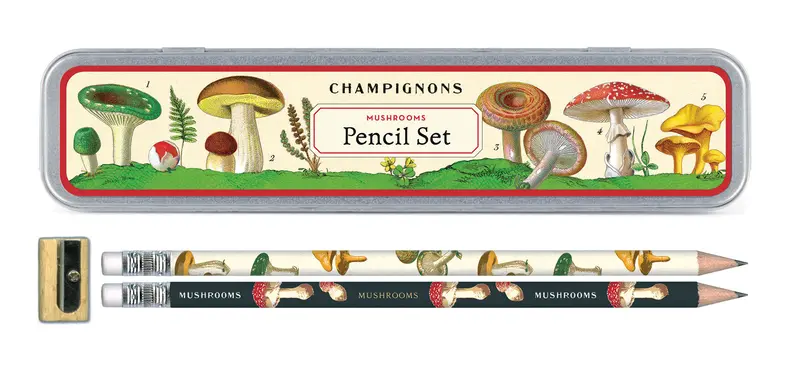 Cavallini & Co. Mushrooms Pencil Set 1