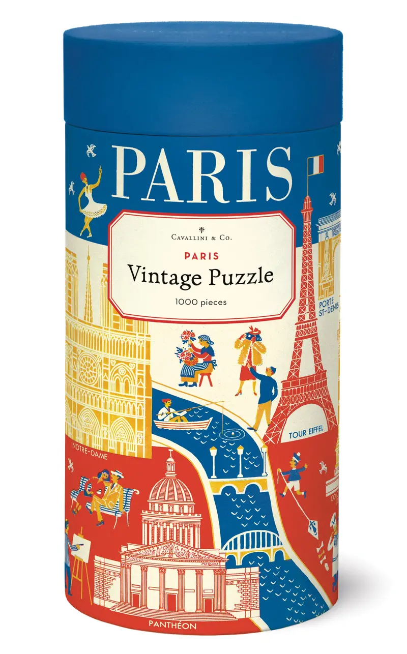 Cavallini & Co. Paris 1000 Piece Puzzle 1