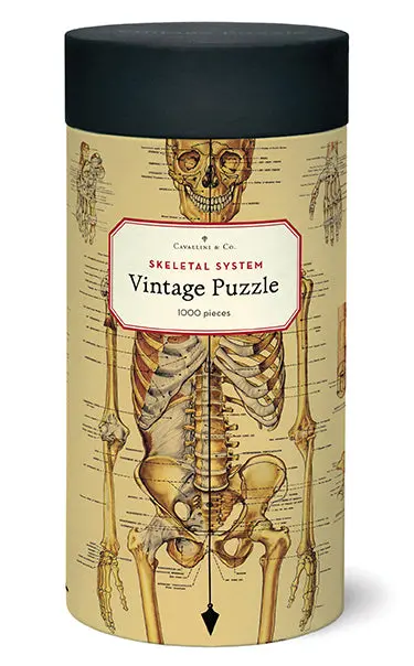 Cavallini & Co. Skeleton 1000 Piece Puzzle 1