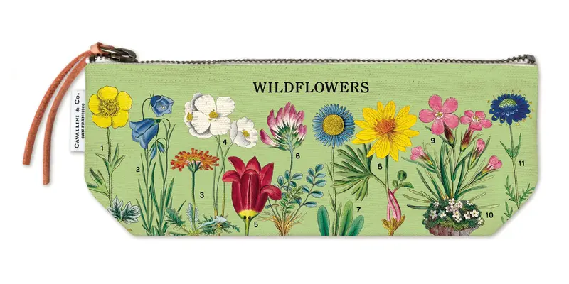 Cavallini & Co. Wildflowers Mini Pouch 1