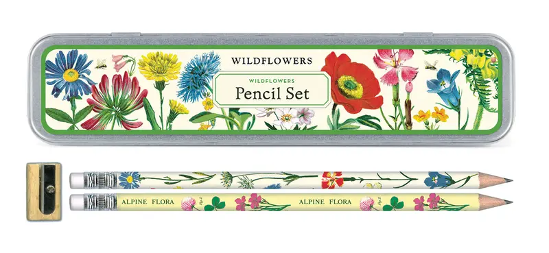 Cavallini & Co. Wildflowers Pencil Set 1