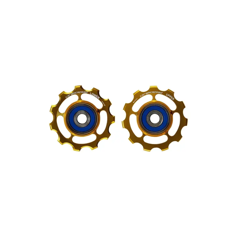 Ceramicspeed Alloy Derailleur Pulleys - Limited Gold - Sram Etap 1