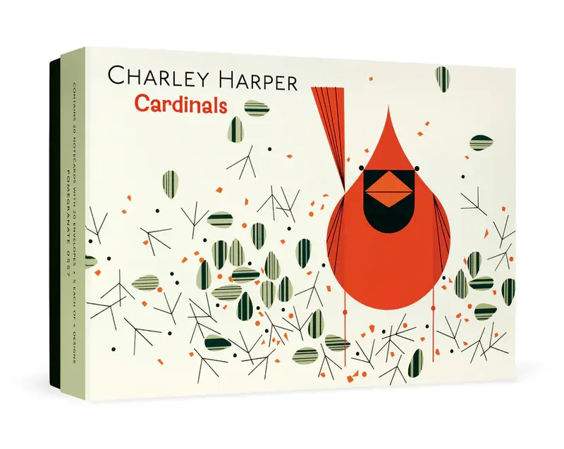 Charley Harper Cardinals Boxed Notecard Assortment 1