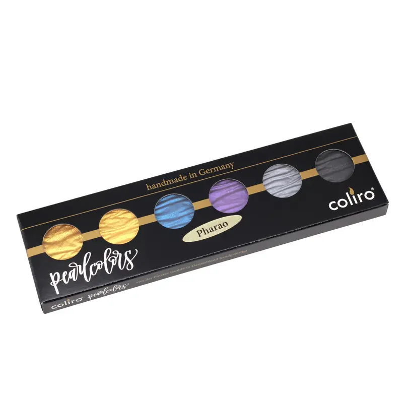 Coliro Pearlcolors Watercolor Set- Pharao- Set Of 6 1